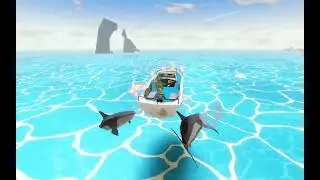[ROBLOX] Fishing Simulator! 🐟 でまんまとシャチに襲われた😱