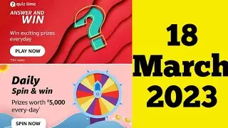 Amazon Quiz Today I 18 March 2023