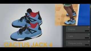 How To: Travis Scott x Jordan IV “Cactus Jack” on NBA 2K23 Shoe Creator
