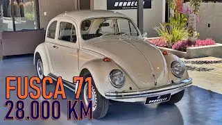 FUSCA 1971 Carro n&atilde;o restaurado, Apenas 28.000 km originais, MOTOR 1500 REVISADO!
