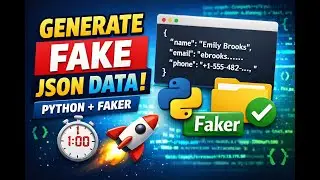 Generate Sample API JSON Data with Python (Faker Library Guide)
