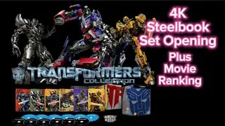 TRANSFORMERS 4K Steelbook Set Opening & Movie Ranking. #transformers #steelbook