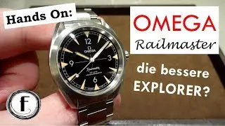 Omega Railmaster CO‑AXIAL MASTER CHRONOMETER / Ref. 220.10.40.20.01.001 / Hands On