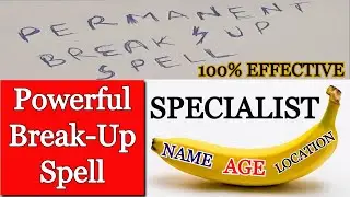 Permanent Break-Up Spell | Separation Spell | @spiritualhelp3999 | spells Specialist