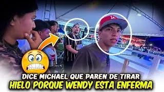 Michael se enojó por la gu3rra de hielo que estaban haciendo los bichos y los mandó a regañar.