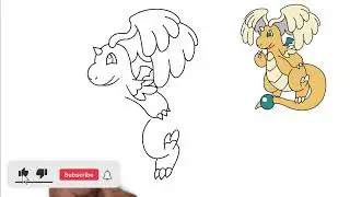 How To Draw Mega Dragonite | Step By Step | Pokemon