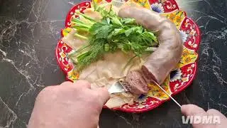 Казы. Конская колбаса .  Объедение. #казы 