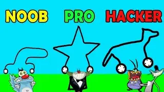 Noob vs PRO vs Hacker In CAR- DRAWING GAME  | Oggy & The Cockroaches