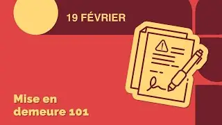 Mise en demeure 101