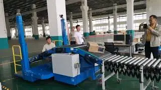 High-efficiency ERG and flexible conveyor help client handle material or package more safe easy fast