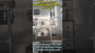 🎉Chinese brand Mercerizing machine for sale #textilemachine #machine #textilefinishing #textile