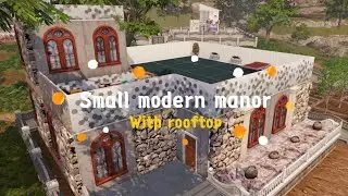 《明日之后/LifeAfter》Modern manor with Rooftop for Manor 4+Blueprint Tutorial