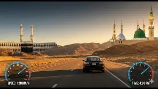 Mecca To Medina Driving Timelapse - Jan 2026 - 4K