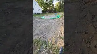 gravel Driveway in the works!! #diy #diyprojects #letsgettoit