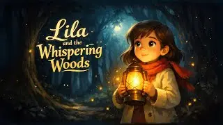 Lila and the Whispering Woods | Relaxing Bedtime Story for Kids 🌙 Bravery & Self-Belief