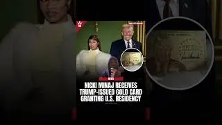 Trump gives Nicki Minaj the gold card