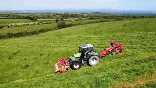 Silage2022. Stanley Agri Contracting mowin first cut silage
