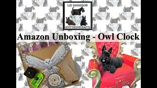 Diamond Painting | UNBOXING | Amazon | Gorgeous White Owl Clock