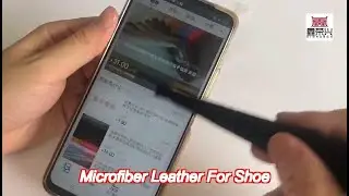 Anti Static Microfiber Leather Fabric Safety Suede Shoes Leather Flexible