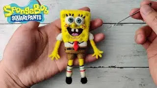 Crafting SpongeBob with Satisfying Needlefelt Art
