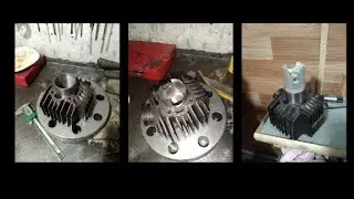 Yamaha yb 100 Cylinder sleeve installing .