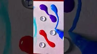 🔴Fun Colors Water Drop🟣🔵🔴💦#shorts #colors #funny #mixing #games #satisfying#trending #art#diy#