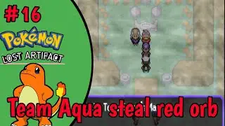 Team Aqua steal red orb | Pokemon lost artifact gameplay EP-16 in hindi | PHOENIX F-6  #pokemon 