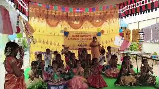 The little kings up english medium School at venkatagiri parents welcome song 