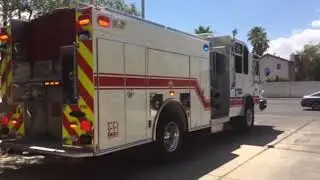 Henderson Fire Department Engine 84 Responding