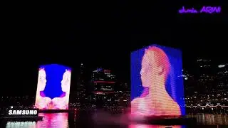 VIVID SYDNEY 2025 at Darling Harbour  #australia #sydney #light #decoration #travel  #lightshow