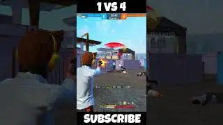 Impossible Clutch 😎🤔 1vs4 Clutch Against Grandmaster Players🎯 || M500 Jod Or Wot🤔 ?? #shorts #short
