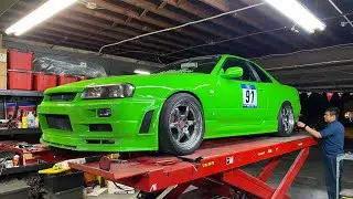 Installing Feal Coilovers On A R34 Skyline (R33/R34)