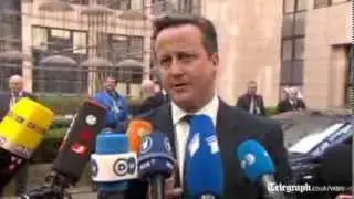 Ukraine crisis: David Cameron urges 'clear message' for Russia at EU summit