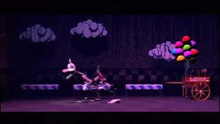 Анимированная мини-игра FNAF 3 Mangle