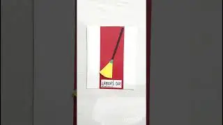 #Shorts #labour's day special card #make labour's day special for working class.