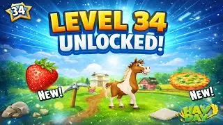 Level 34 UNLOCKED! 🚀 Fast XP Grind & Smooth Gameplay | Hay Day Milestone 🌾| Farm Progress & Unlocks