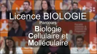 Licence SVT spécialisation Biologie Cellulaire et Moléculaire