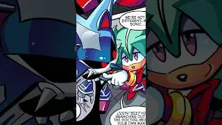 Нео-метал в комиксах #sonicthehedghog #metalsonic #eggman