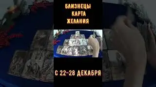 БЛИЗНЕЦЫ С 22-28 ДЕКАБРЯ ДОПОЛНИТЕЛЬНЫЕ КАРТЫ ПРОГНОЗ. 2025 ГОД tarot today