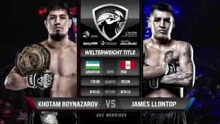 Khotambek  Boynazarov vs James Llontop DAXSHAT JANG