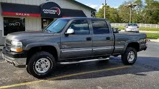 2002 Chevy Silverado 2500HD Crew Cab 4x4 Duramax Cooper Motors McHenry IL