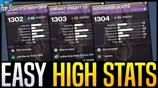 Destiny 2 - HOW TO GET EASY HIGH STATS ON ARMOR FOR BEST BUILDS - PvE & PvP - Guide