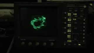 Beams of Light on a Tektronix 1740A Vectorscope