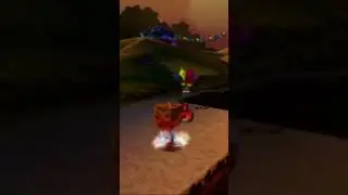 Crash Bandicoot takes on Gee Wiz in Crash 3! #geewiz #crashbandicoot3warped #crash3 #retro #ps1
