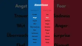 10 German Words (EMOTIONS) &ndash; Quick German Vocabulary A1 Song! 🇩🇪🎶 #easygermansongs #learngerman