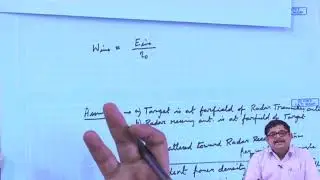 Some Basic Concepts of Pulsed Radar(Contd.) #swayamprabha #ch19