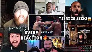 MMA YOUTUBERS & FIGHTERS react to Jiri Prochazka SICK KO Vs Jamahal Hill🔥