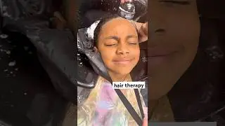 hair therapy for thick and curly hair - moms you NEED this! #hairtherapy #momlife #girlmom #fyp