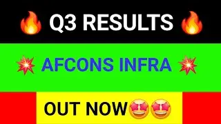 Afcons Infrastructure Q3 Results 2025 | Afcons Infra Results Today | Afcons Infra Share latest News|