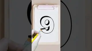 How to Draw a 3D Number 9: Easy Step-by-Step Tutorial